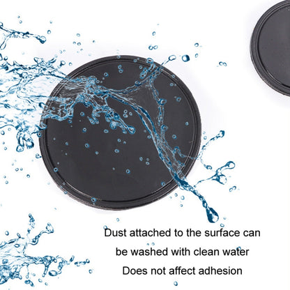 Vehicle Round Strong Sticky Non-slip PU Mat, Diameter: 12cm Lotus by buy2fix