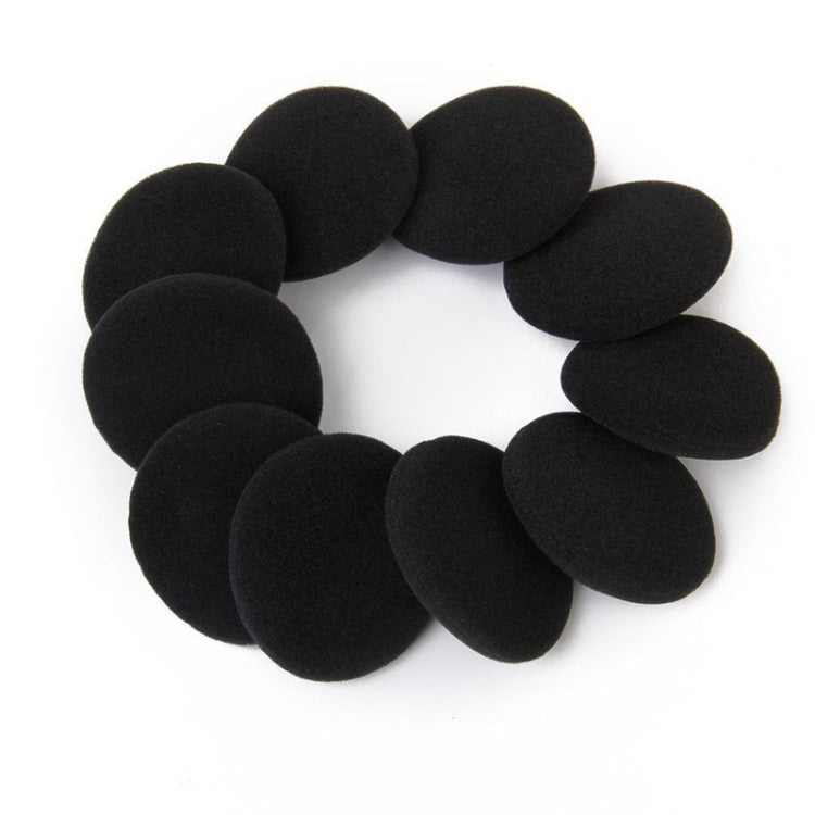 10pcs Sponge Ear Pads For Headphones Replacement Cushions 40mm - Earmuff & Pad by buy2fix | Online Shopping UK | buy2fix
