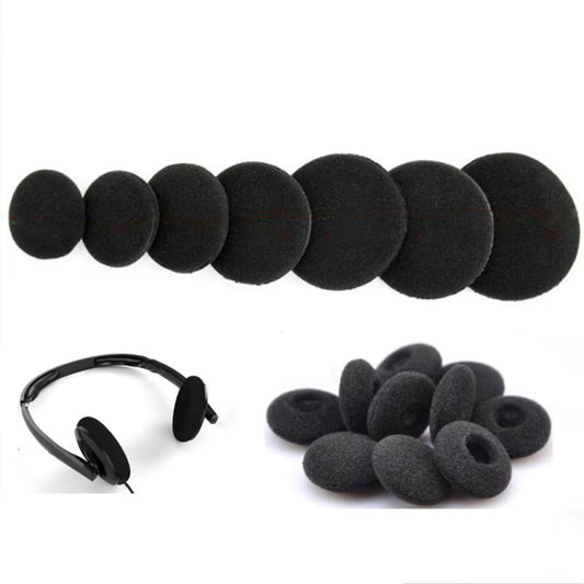 10pcs Sponge Ear Pads For Headphones Replacement Cushions 50mm - Earmuff & Pad by buy2fix | Online Shopping UK | buy2fix