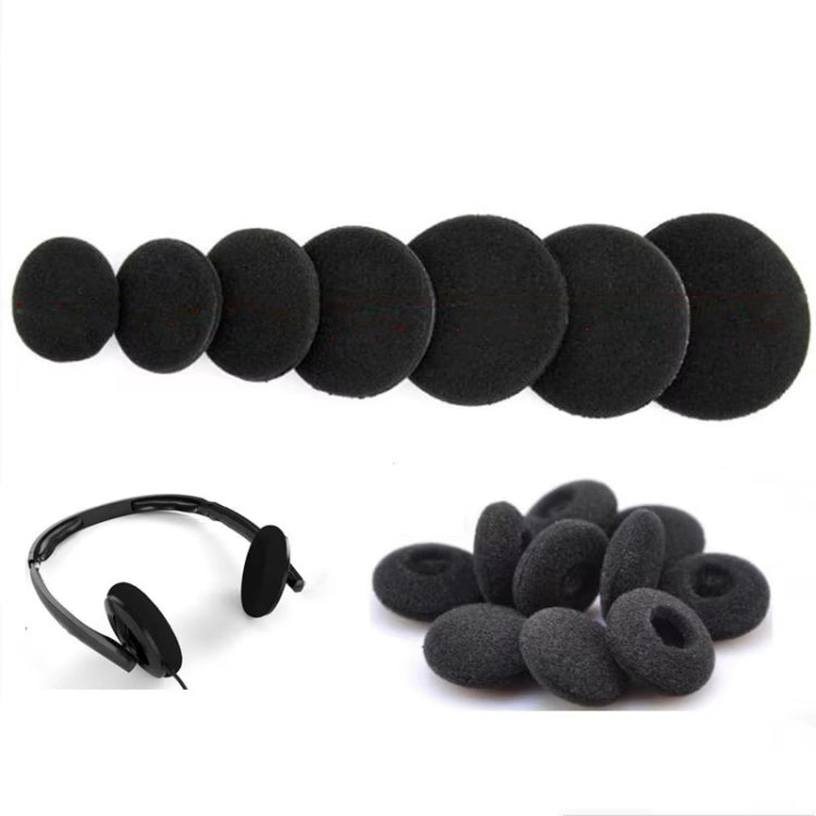 10pcs Sponge Ear Pads For Headphones Replacement Cushions 60mm - Earmuff & Pad by buy2fix | Online Shopping UK | buy2fix