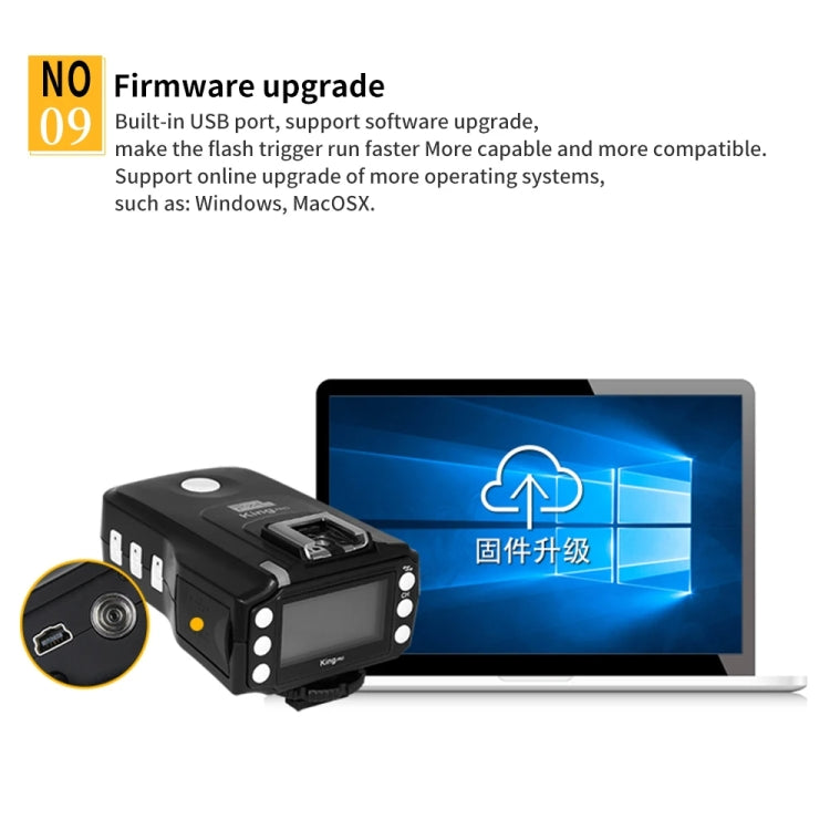For Sony Pixel King Pro Camera Wireless Radio Flash TTL Transmitter and Receiver - Wireless Flash Trigger by Pixel | Online Shopping UK | buy2fix