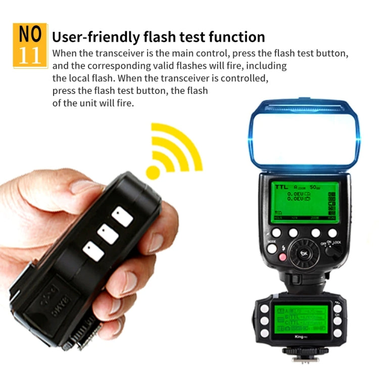 For Sony Pixel King Pro Camera Wireless Radio Flash TTL Transmitter and Receiver - Wireless Flash Trigger by Pixel | Online Shopping UK | buy2fix