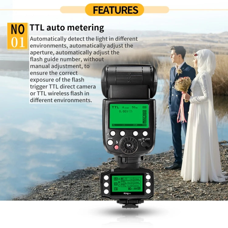 For Sony Pixel King Pro Camera Wireless Radio Flash TTL Transmitter and Receiver - Wireless Flash Trigger by Pixel | Online Shopping UK | buy2fix