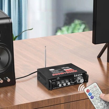 AV-298BT 300W+300W Hi-Fi Stereo Amplifier Bluetooth Home Audio Karaoke Digital Amplifier US Plug by buy2fix