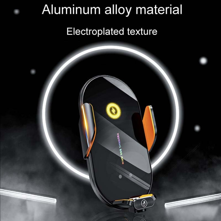 C3 Car Infrared Sensor Auto Opening And Closing Wireless Charging Cell Phone Holder(Black) by buy2fix