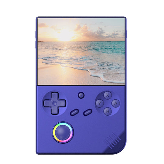 ANBERNIC RG40XXV Vertical HD Screen Joystick Game Console With Ambient Light Portable Retro Handheld Console, Size: 64GB+128GB(Blue)