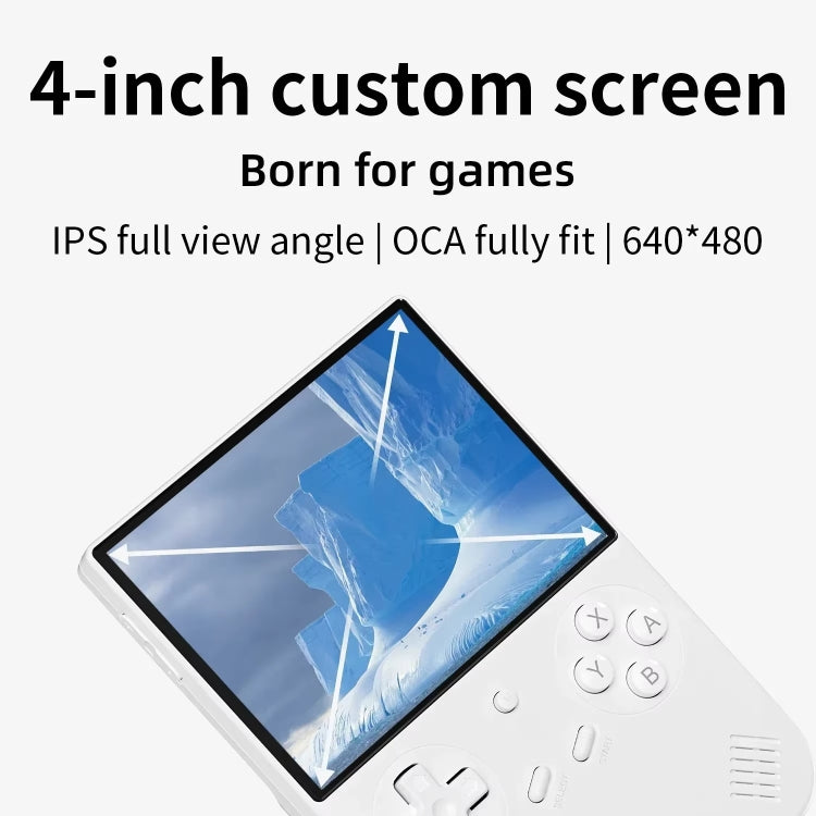 ANBERNIC RG40XXV Vertical HD Screen Joystick Game Console With Ambient Light Portable Retro Handheld Console, Size: 64GB+256GB(Blue) - Pocket Console by ANBERNIC | Online Shopping UK | buy2fix
