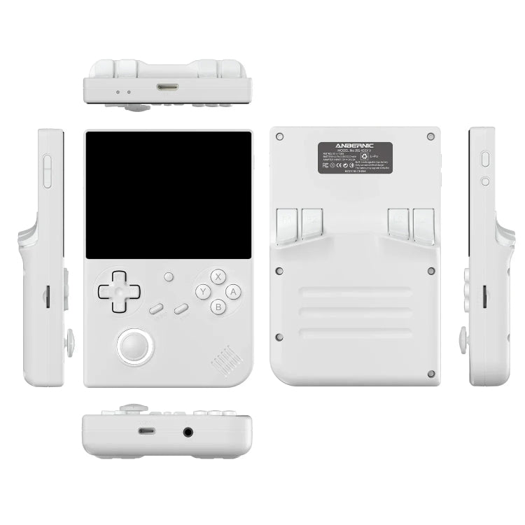 ANBERNIC RG40XXV Vertical HD Screen Joystick Game Console With Ambient Light Portable Retro Handheld Console, Size: 64GB+256GB(White) - Pocket Console by ANBERNIC | Online Shopping UK | buy2fix
