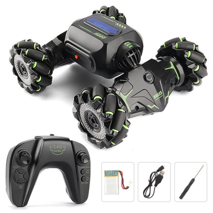 Children RC Car Toy Lights Electric Gesture Sensor Remote Control Twisting Stunt Car, Color: Green Single RC(1:12) - RC Cars by buy2fix | Online Shopping UK | buy2fix