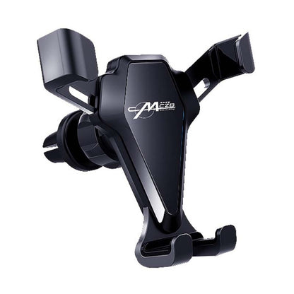 Car Snap-On Air Vent Gravity Cell Phone Navigation Mirror Holder(Black) by buy2fix