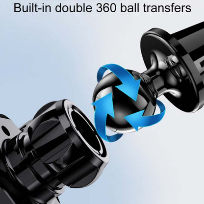 Car Snap-On Air Vent Gravity Cell Phone Navigation Mirror Holder(Silver) by buy2fix