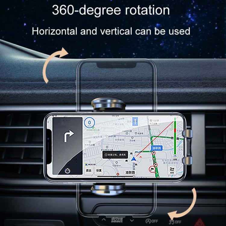 Car Air Vent Multifunctional Universal Cell Phone Navigation Holder(Black) by buy2fix