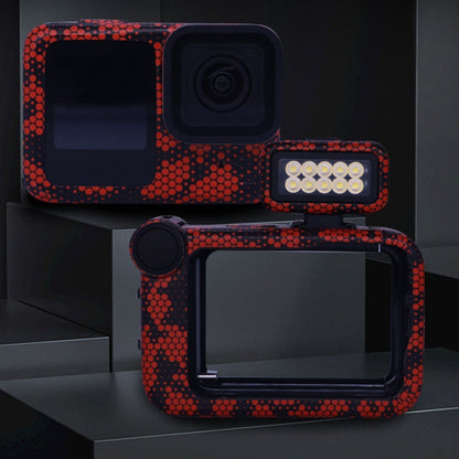 For GOPro HERO13 Black Camera Stickers Body Protective Film, Style: 17 Snake Scale Red - Stickers by buy2fix | Online Shopping UK | buy2fix