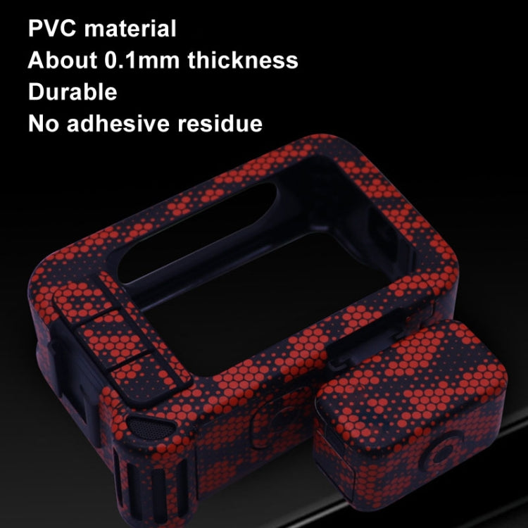 For GOPro HERO13 Black Camera Stickers Body Protective Film, Style: 11 Circuit Red - Stickers by buy2fix | Online Shopping UK | buy2fix