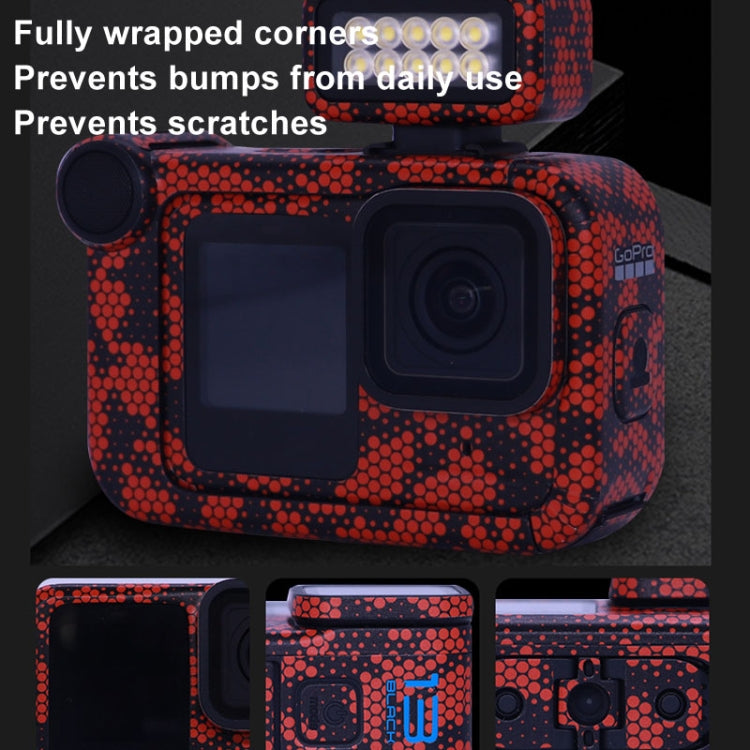 For GOPro HERO13 Black Camera Stickers Body Protective Film, Style: 10 Circuit Dark Gold - Stickers by buy2fix | Online Shopping UK | buy2fix