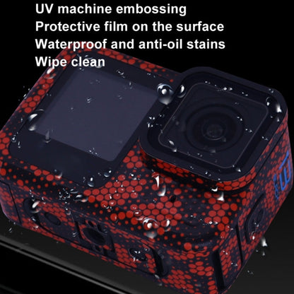 For GOPro HERO13 Black Camera Stickers Body Protective Film, Style: 13 Snake Scale Black - Stickers by buy2fix | Online Shopping UK | buy2fix