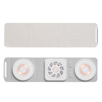 3-In-1 Magsafe Folding Wireless Charger Portable Wireless Fast Charging(White) - Wireless Charger by buy2fix | Online Shopping UK | buy2fix