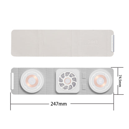 3-In-1 Magsafe Folding Wireless Charger Portable Wireless Fast Charging(Black) - Wireless Charger by buy2fix | Online Shopping UK | buy2fix