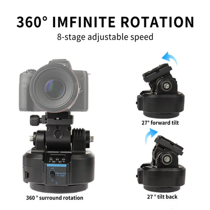 Desiontal YT-1500 Electric Gimbal Mobile Camera Live Streaming Panoramic Stabiliser With Rocker Rotation(Standard) by Desiontal