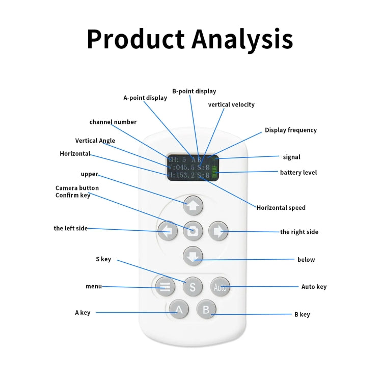 Desiontal YT-1500 Electric Gimbal Mobile Camera Live Streaming Panoramic Stabiliser With Rocker Rotation(Standard) by Desiontal