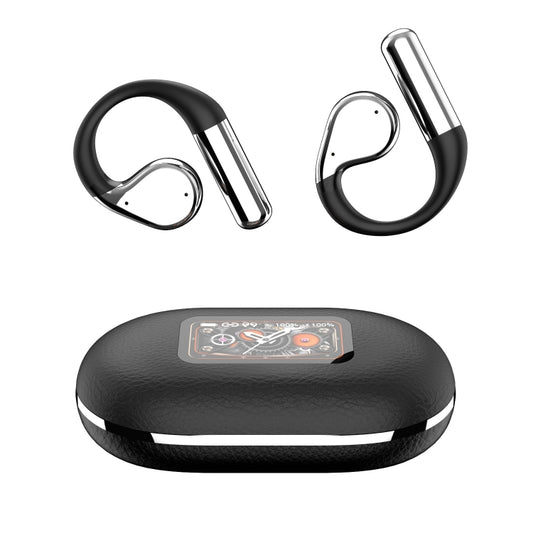 Wireless Bluetooth Earbuds with Ear Hooks OWS Open-Ear Noise-Canceling Headset(Black) - Bluetooth Earphone by buy2fix | Online Shopping UK | buy2fix