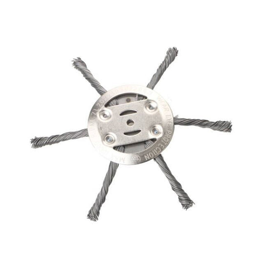 Steel Wire Weeding Wheel Twisted Wire Weeding Disc Mower Blade Accessories, Spec: 6-heads