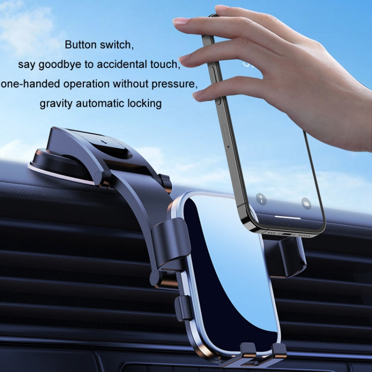 For 17mm Universal Ball Head Car Mobile Phone Holder, Without Base, Style: Y96 Silver Edge by buy2fix