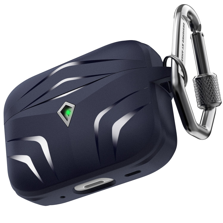 For Airpods Pro 2 AhaStyle PT140 Diamond Edge TPU Split Drop Protection Case, Color: Blue - For AirPods Pro 2 by AhaStyle | Online Shopping UK | buy2fix