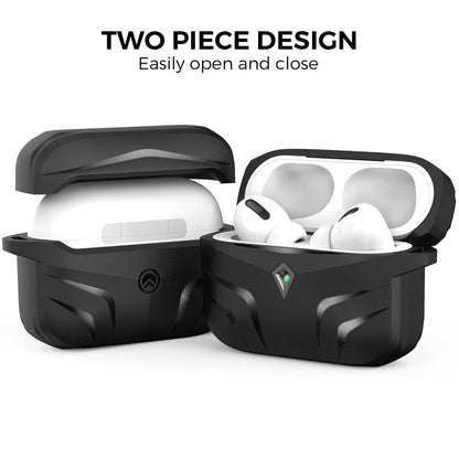 For Airpods Pro 2 AhaStyle PT140 Diamond Edge TPU Split Drop Protection Case, Color: Green - For AirPods Pro 2 by AhaStyle | Online Shopping UK | buy2fix