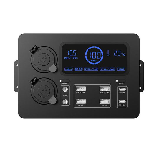 12V Car Mini Power Box Multi-Function USB Charger(AOS9313) - Car Charger by buy2fix | Online Shopping UK | buy2fix