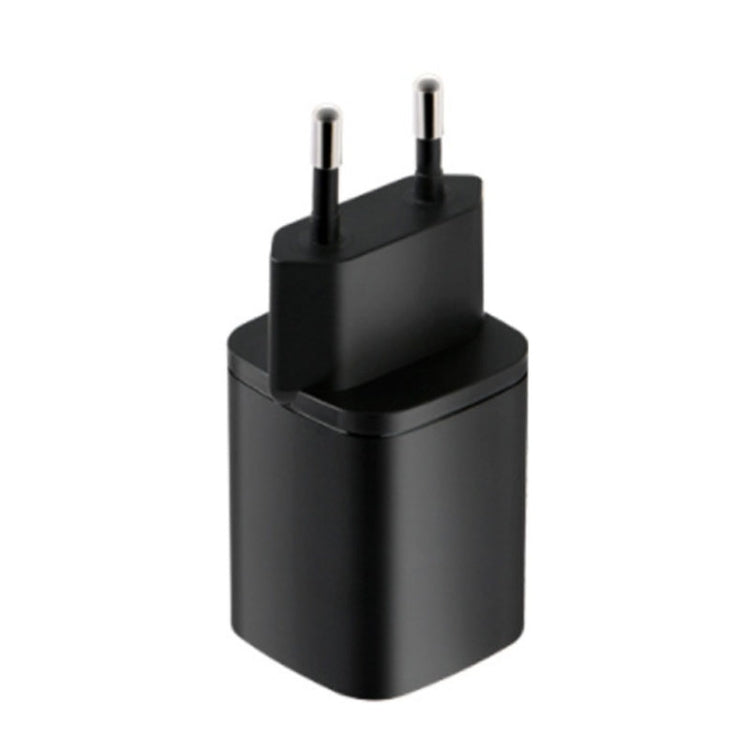 CYKE K02 30W PD+QC3.0 Mobile Phone Digital Display Fast Charger, Plug: EU(Black) - USB Charger by CYKE | Online Shopping UK | buy2fix