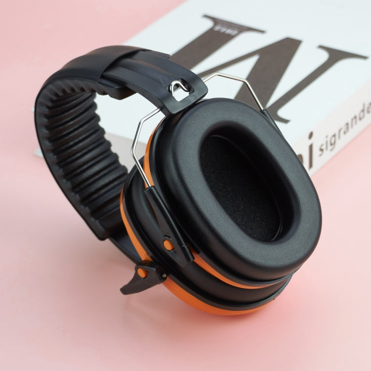 Thickened Foldable Sleeping Noise Reduction Earmuffs Labor Protection Earmuffs(Orange) - Earmuff & Pad by buy2fix | Online Shopping UK | buy2fix