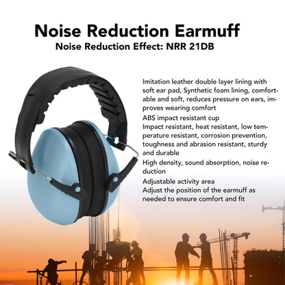 Thickened Foldable Sleeping Noise Reduction Earmuffs Labor Protection Earmuffs(Blue) - Earmuff & Pad by buy2fix | Online Shopping UK | buy2fix