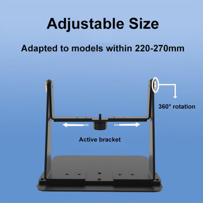 Punch-free Desktop Metal Adjustable Projector Stand(Black) - Accessories & Parts by buy2fix | Online Shopping UK | buy2fix