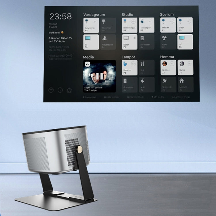 Punch-free Desktop Metal Adjustable Projector Stand(Black) - Accessories & Parts by buy2fix | Online Shopping UK | buy2fix