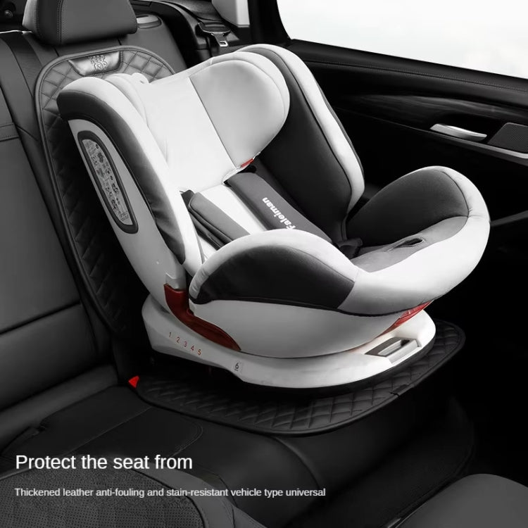 KEEP TOP Thickened Anti-Skid Anti-Wear Protective Pad For Child Car Safety Seat, Size: 110x48cm(Black) by KEEP TOP