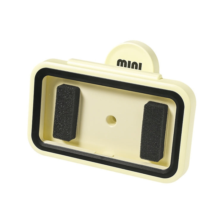 Shower Phone Holder Waterproof Rotatable Suction Cup Wall Mount Phone Case(Cream) - Shower & Wall Mounts by buy2fix | Online Shopping UK | buy2fix