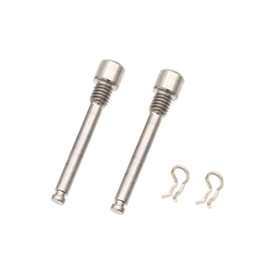 Mountain Road Bicycle Titanium Alloy Clip Pad Latch With Retaining Spring, Color: Pin + Circlip Titanium - Bicycle Brake Parts by buy2fix | Online Shopping UK | buy2fix