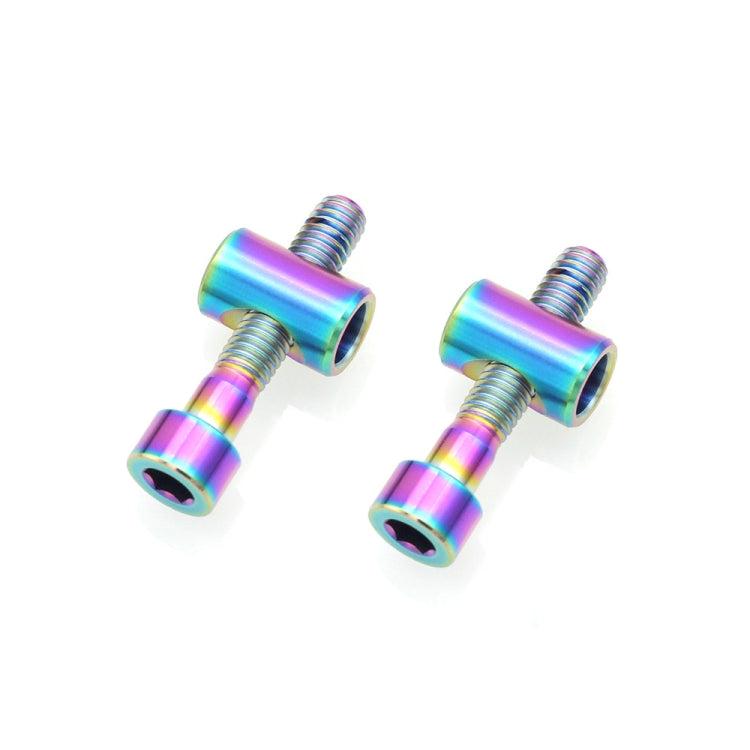 Bicycle Titanium Alloy Seat Post Locking Screws, Color: M6x30 Colorful - Bicycle Saddle by buy2fix | Online Shopping UK | buy2fix