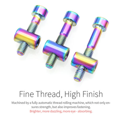 Bicycle Titanium Alloy Seat Post Locking Screws, Color: M6x30 Colorful - Bicycle Saddle by buy2fix | Online Shopping UK | buy2fix