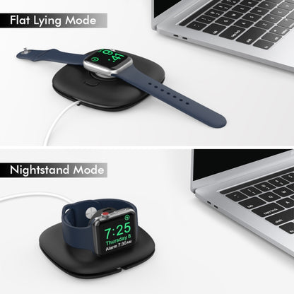 For Apple Watch AhaStyle PT126 Storage Folding Stand Plastic Charging Holder(White) - Charger / Holder by AhaStyle | Online Shopping UK | buy2fix