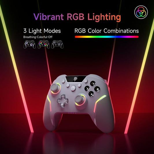 EasySMX  X20 Wireless Enhanced RGB Controller For PC/NS/TV/Phone/Laptop(White) - Controller Gamepad by EasySMX | Online Shopping UK | buy2fix