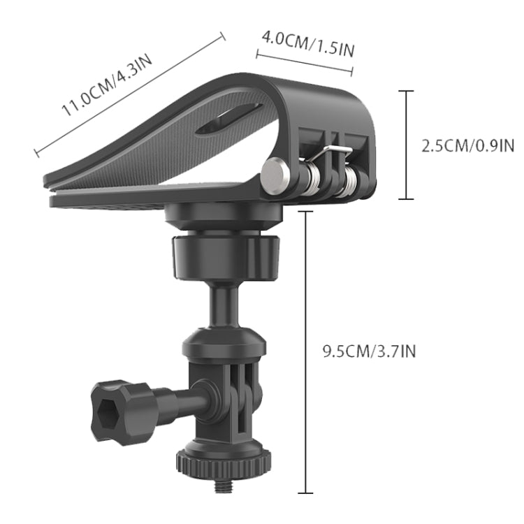 Car Sun Visor Bracket Panoramic Sports Camera Vehicle Mount Base by buy2fix