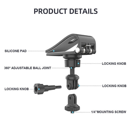 Car Sun Visor Bracket Panoramic Sports Camera Vehicle Mount Base by buy2fix