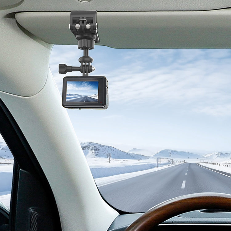Car Sun Visor Bracket Panoramic Sports Camera Vehicle Mount Base by buy2fix