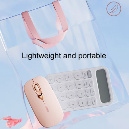 Inphic Q8 Gen 2 Bluetooth Mouse Wireless Silent Charging Office Business Girls Laptop Mouse(Milk Tea Color) - Wireless Mice by Inphic | Online Shopping UK | buy2fix