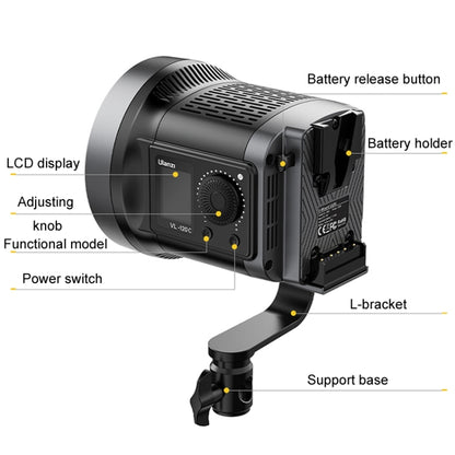 120W Photography Complementary Light Indoor Shooting Video Light, Style: VL-120C RGB -  by buy2fix | Online Shopping UK | buy2fix