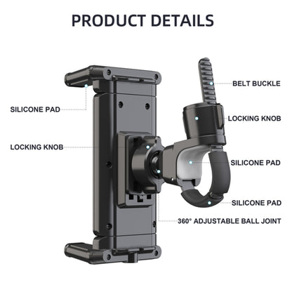 Engineering Truck Off-Road Vehicle Handrail Folding Screen Cell Phone Tablet Universal Bracket by buy2fix