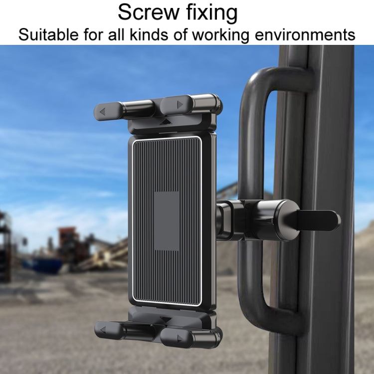 Engineering Truck Off-Road Vehicle Handrail Folding Screen Cell Phone Tablet Universal Bracket by buy2fix