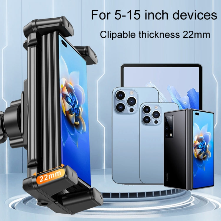 Engineering Truck Off-Road Vehicle Handrail Folding Screen Cell Phone Tablet Universal Bracket by buy2fix